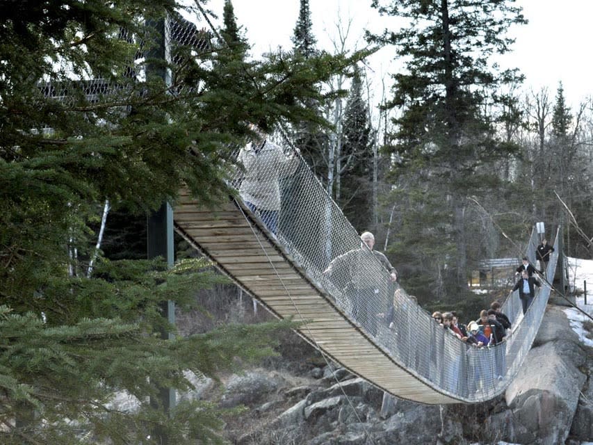 Pinawa Heritage Suspension Bridge
