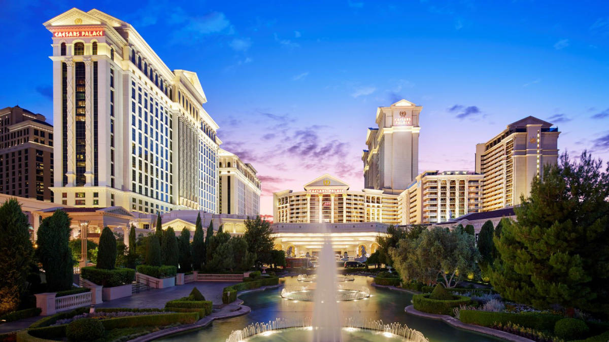 Caesars Property map - Casino and Hotel layout