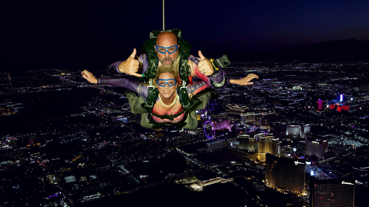 Skydive the Las Vegas Strip at Sunset