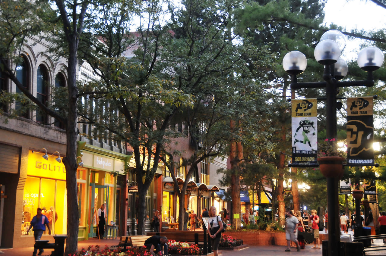 Historic Downtown Boulder Pearl Street Mall Pearl Street 1