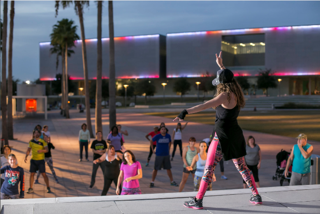 ZUMBA in Curtis Hixon Park