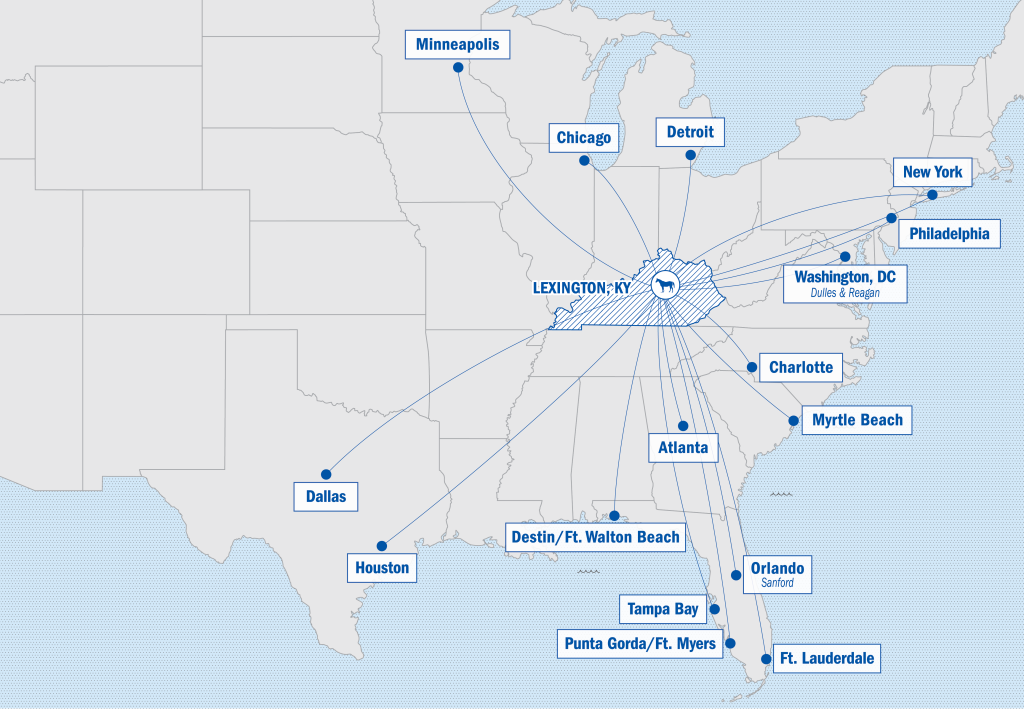 Direct Flights Map