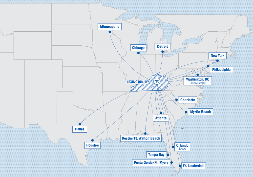 Direct Flights Map