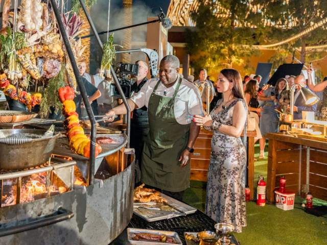Chef Keith Corbin and Nadia Caterina Munno at The Feast at Wynn Revelry by Chef's Table 2026