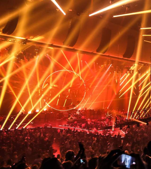 Light Show at Aerosmith Concert