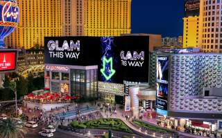 Image of the north entrance of the Miracle Mile Shops