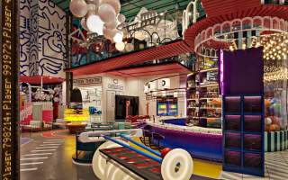 Come to an adult's only playground at Play Playground at Luxor Hotel & Casino in Las Vegas.