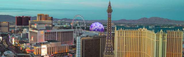 Aerial View of the Las Vegas Strip