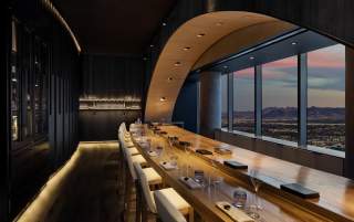 View of the sushi counter at ITO Japanese restaurant at Fontainebleau Las Vegas. PHOTO CREDIT CONNIE ZHOU