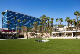 Host your event on the green grass of the event lawn at Virgin Hotels in Las Vegas!