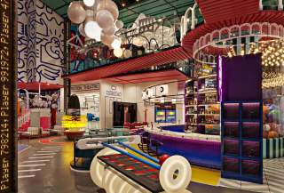 Come to an adult's only playground at Play Playground at Luxor Hotel & Casino in Las Vegas.