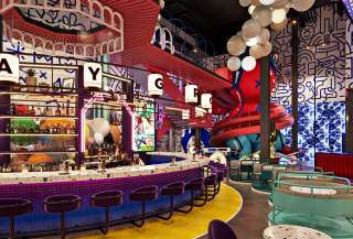 Have a blast at the colorful and vibrant Play Playground at Luxor Hotel & Casino.