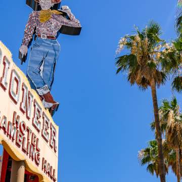Pioneer Hotel & Gambling Hall Sign