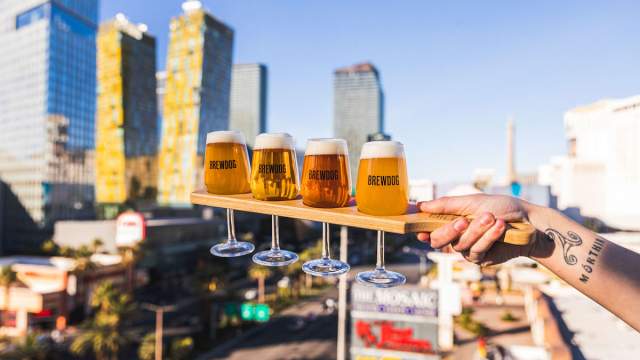 Enjoy some of the amazing handcrafted beers at BrewDog Las Vegas!