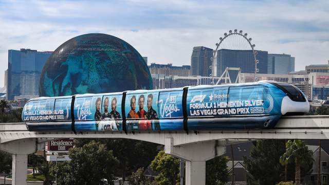 The Las Vegas Monorail will keep you on Track During F1 Race Week