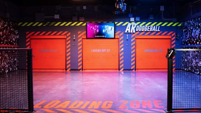 AR Dodgeball in The Lab in Area 15