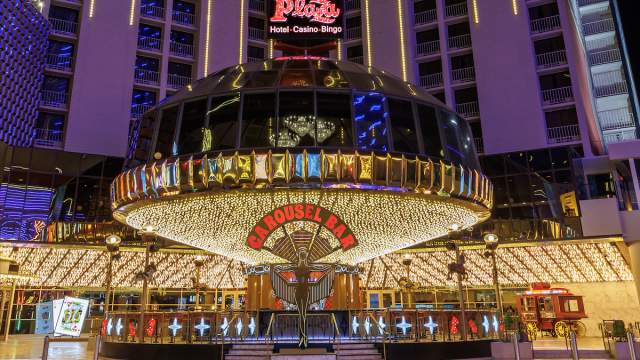 Step into a fantastical world at The Carousel Bar at The Plaza Hotel & Casino in Las Vegas!