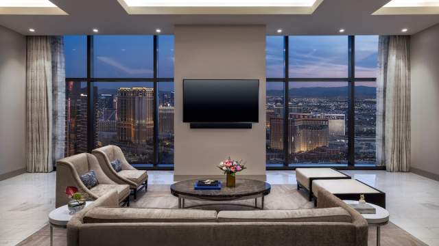 Crockfords Three Bedroom Suite Living Room