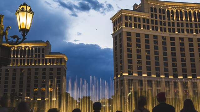 Outside view of the Bellagio