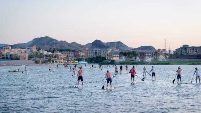 SUP at Lake Las Vegas