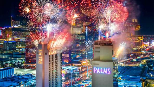 Palms fireworks
