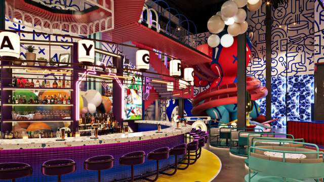 Have a blast at the colorful and vibrant Play Playground at Luxor Hotel & Casino.