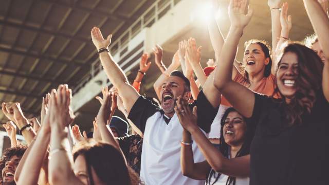 sports crowd
