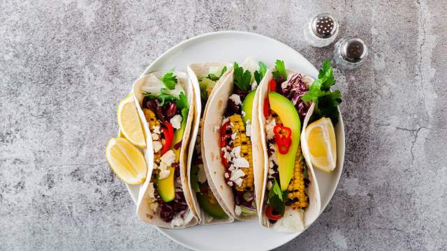 A great photo of vegan tacos from Simply Pure Cafe.