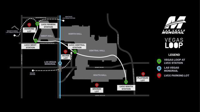 Vegas Loop Map