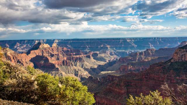 Stunning view of the Grand Canyon.