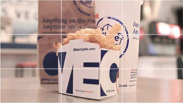 White Castle burgers, fries, and a drink GIF