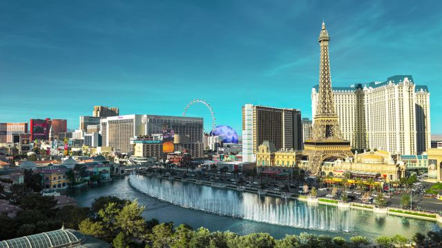 Las Vegas Strip aerial