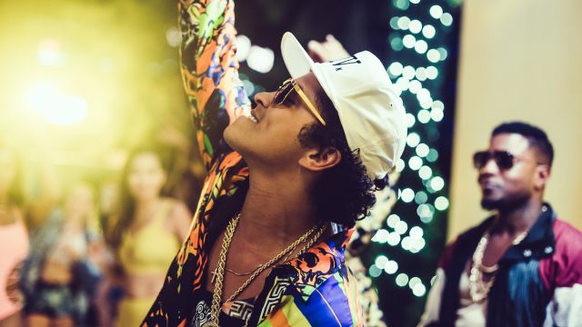Bruno Mars at Dolby Live at Park MGM Las Vegas.