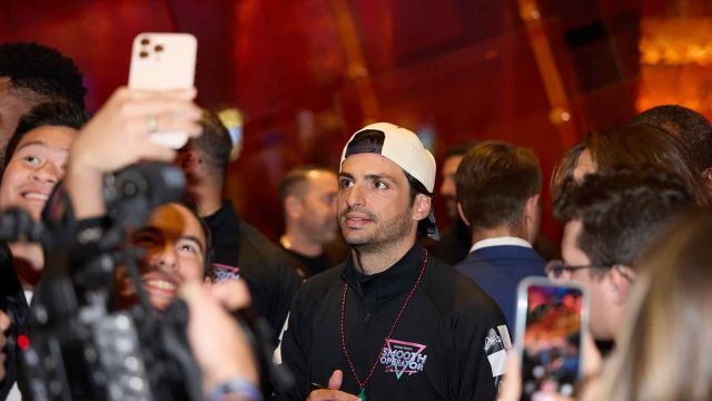 Carlos Sainz at Aria