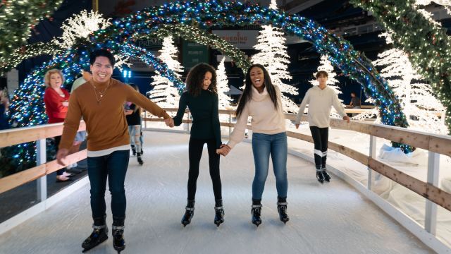 Put on some skates and have a blast with your friends at Enchant in Las Vegas!