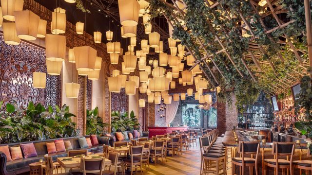 Take a seat at the beautiful interior of Lotus of Siam in Redrock Casino Resort Spa.