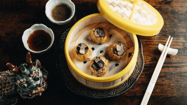 Nomikai chicken truffle dumplings