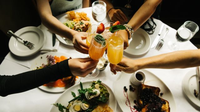Get a delicious brunch at Mon Ami Gabi at Paris Las Vegas with your friends.