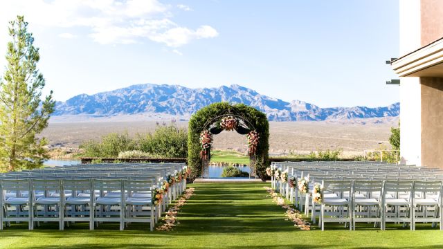 A wedding venue in Las Vegas.