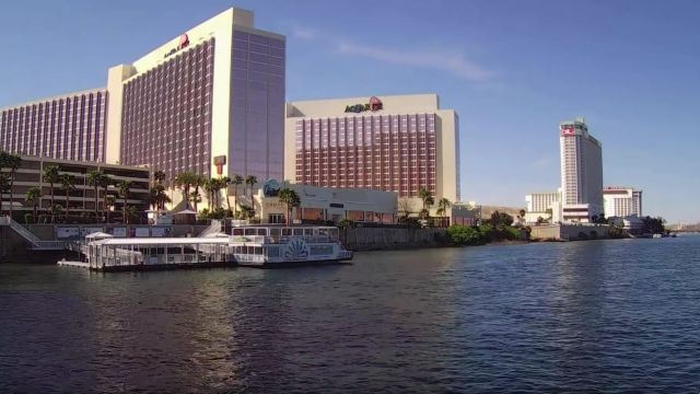 Exterior View of The Aquarius Casino Resort in Laughlin