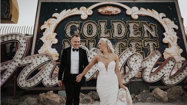 Wedding: Neon museum