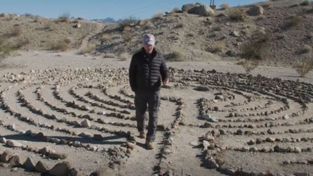 Man at Laughlin Labyrinths