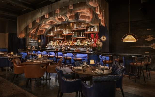 Take a seat inside of the stunning French-Mediterranean restaurant and bar, Cathedrale, at ARIA Resort & Casino. PHOTO CREDIT: Anthony Mair