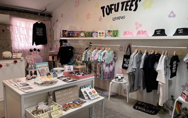 A proudly black-owned business Tofu Tee's has hip and mindful apparel.