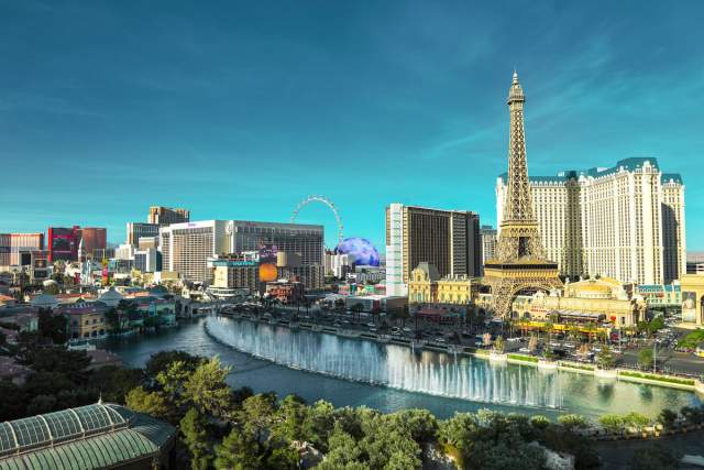 Las Vegas Strip aerial