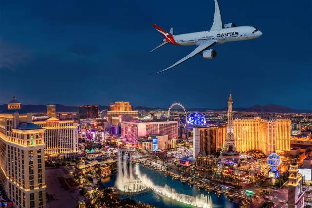 Qantas Las Vegas Flyover
