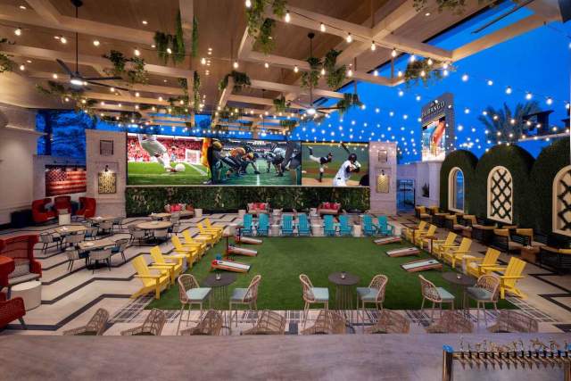 Take a seat at The George Sportsmen’s Lounge Patio inside of the beautiful Durango Casino & Resort.