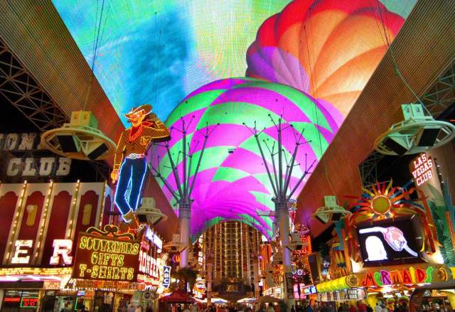 Fremont Street Experience neon lights - VegasGreatAttractions