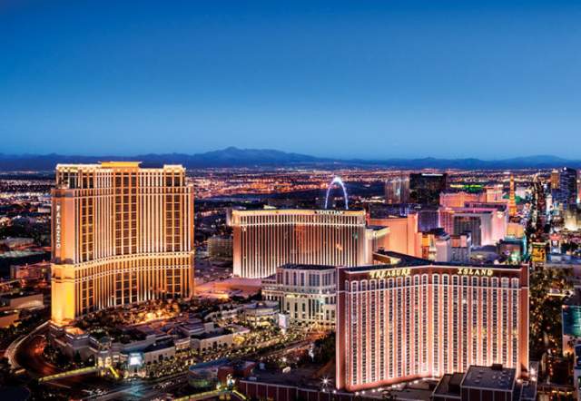 vegas strip shot