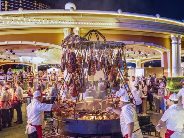 BBQ Pit Four Sixes Ranch at Revelry at Wynn Las Vegas